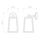 Astro Lighting Calvi 215 Wall Light | All Square Lighting