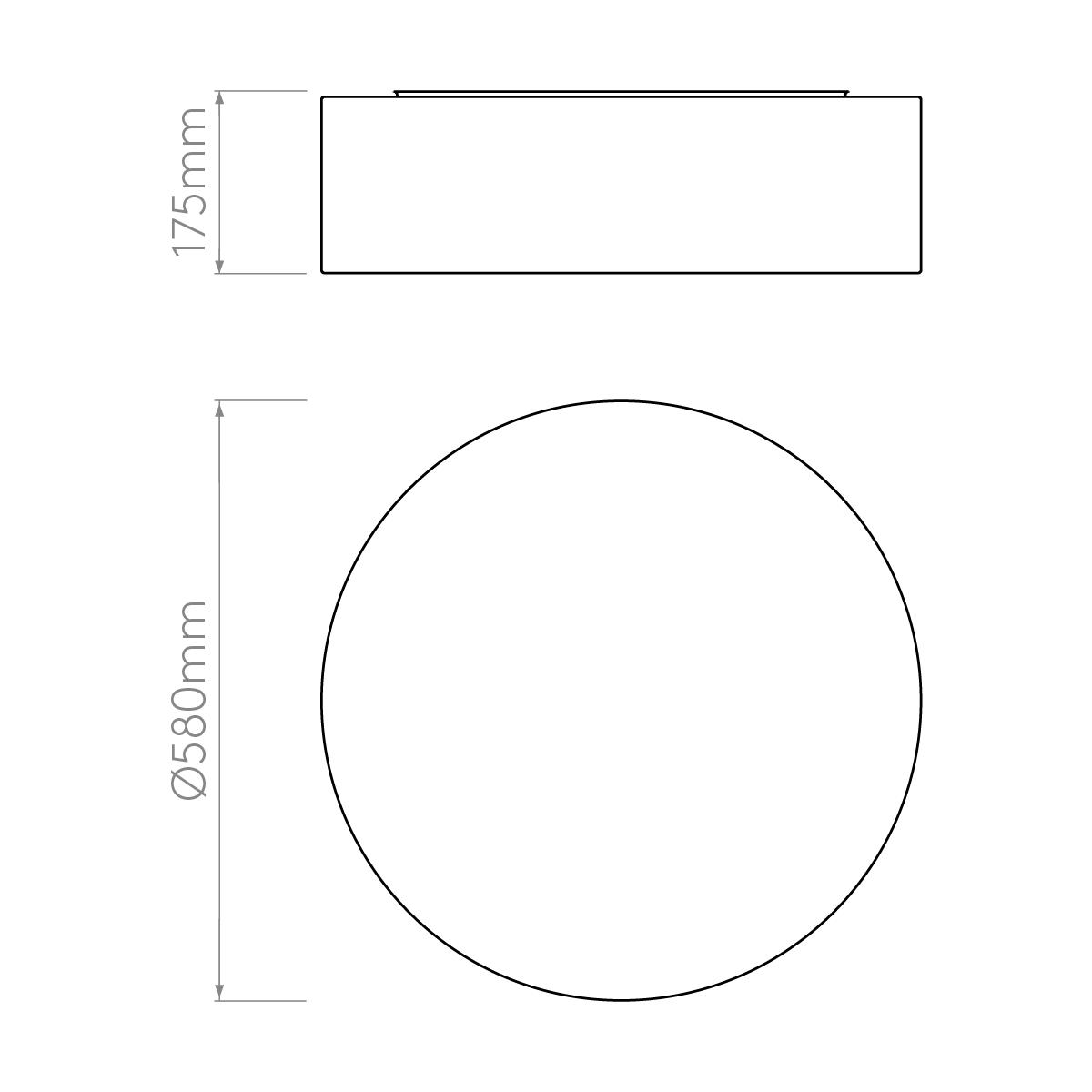 Cambria 580 Ceiling Light