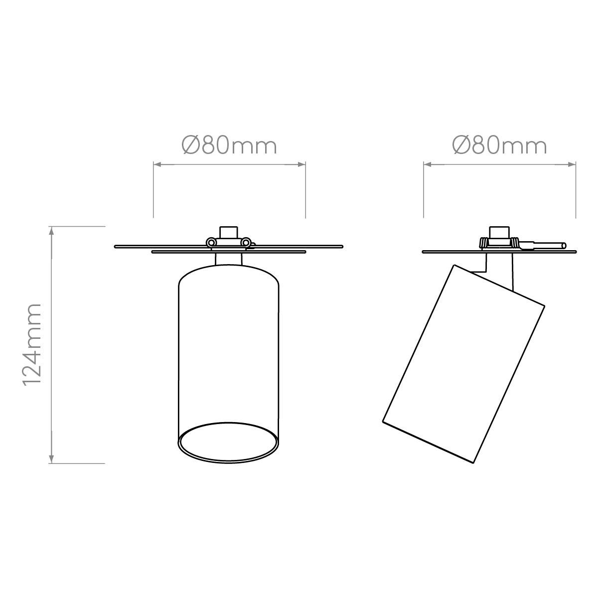 Can 50 Recessed Spotlight