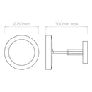 Astro Lighting Catena Illuminated Mirror | All Square Lighting