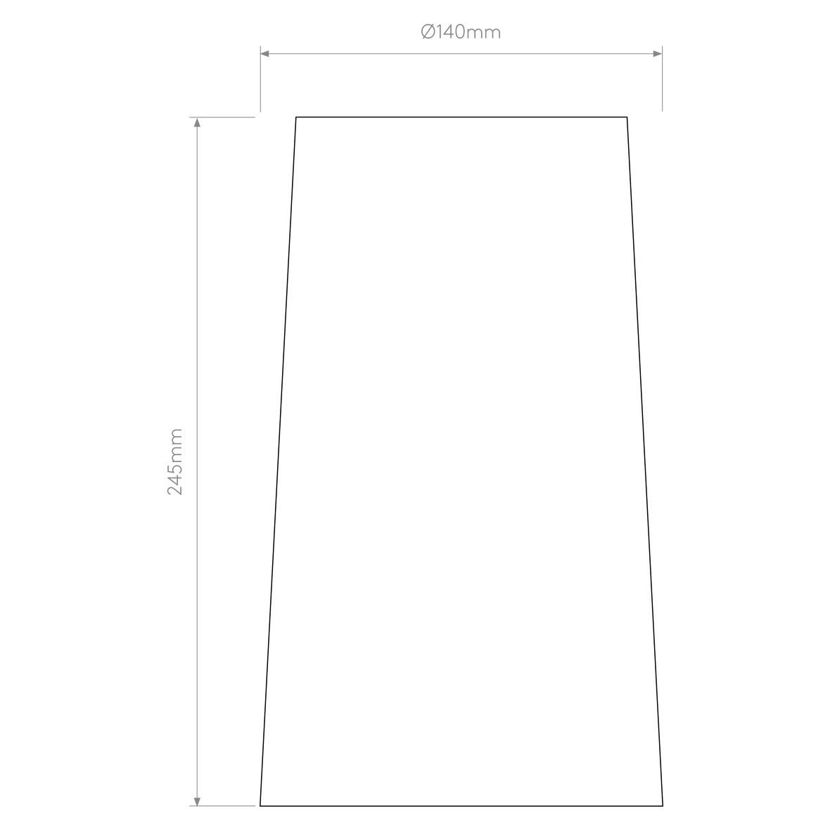 Cone 245 Glass Shade