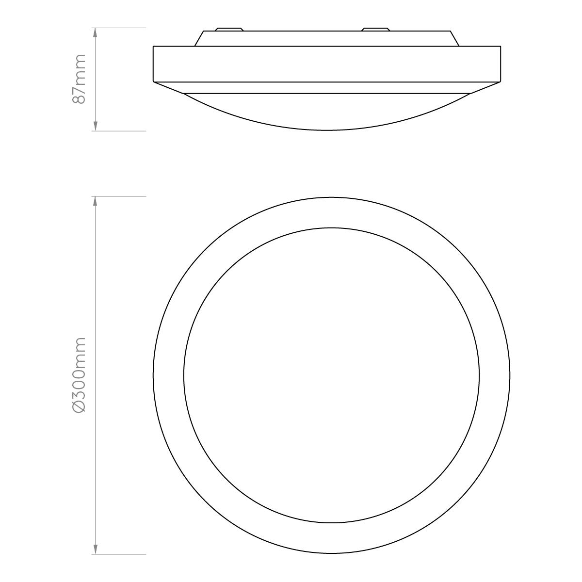Astro Lighting Dakota 300 Ceiling Light | All Square Lighting