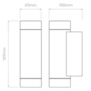 Astro Lighting Dartmouth Twin Wall Light | All Square Lighting