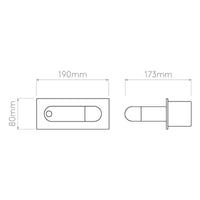 Astro Lighting Digit LED II Wall Light | All Square Lighting