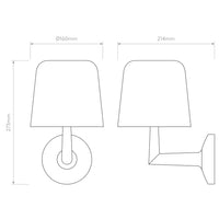 Astro Lighting Ella Wall Light | All Square Lighting