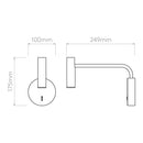 Astro Lighting Enna LED Wall Light | All Square Lighting
