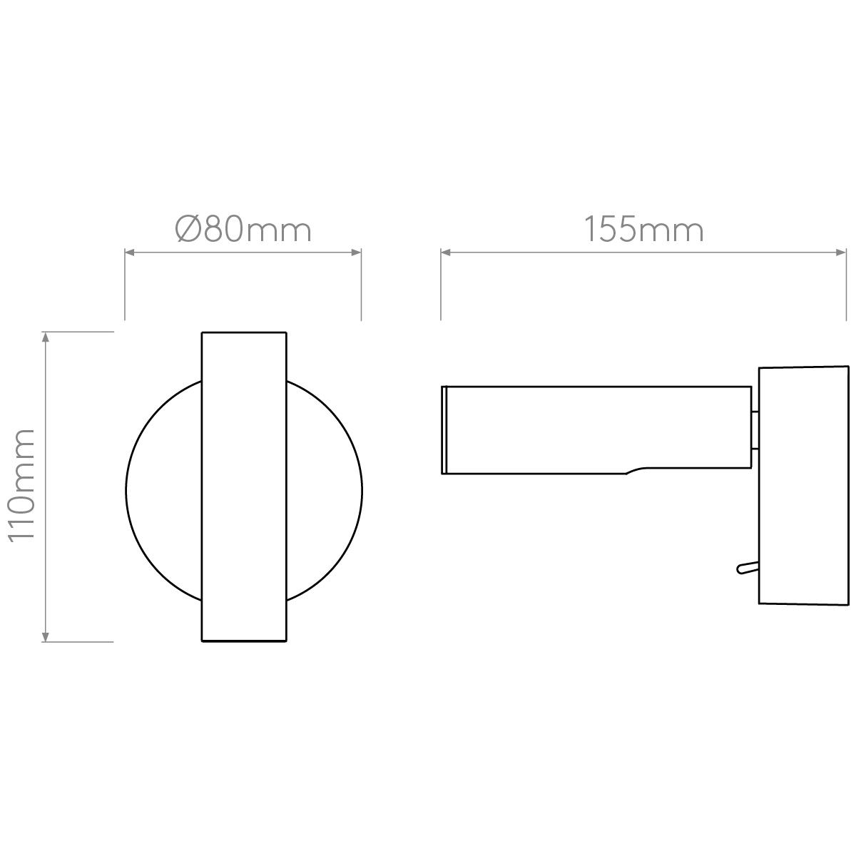 Astro Lighting Enna Surface LED Wall Light | All Square Lighting