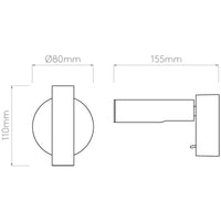 Astro Lighting Enna Surface LED Wall Light | All Square Lighting