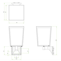 Astro Lighting Farringdon Wall Light | All Square Lighting