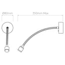 Astro Lighting Fosso Switched LED Wall Light | All Square Lighting