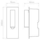 Astro Lighting Fuse 3 Wall Light | All Square Lighting