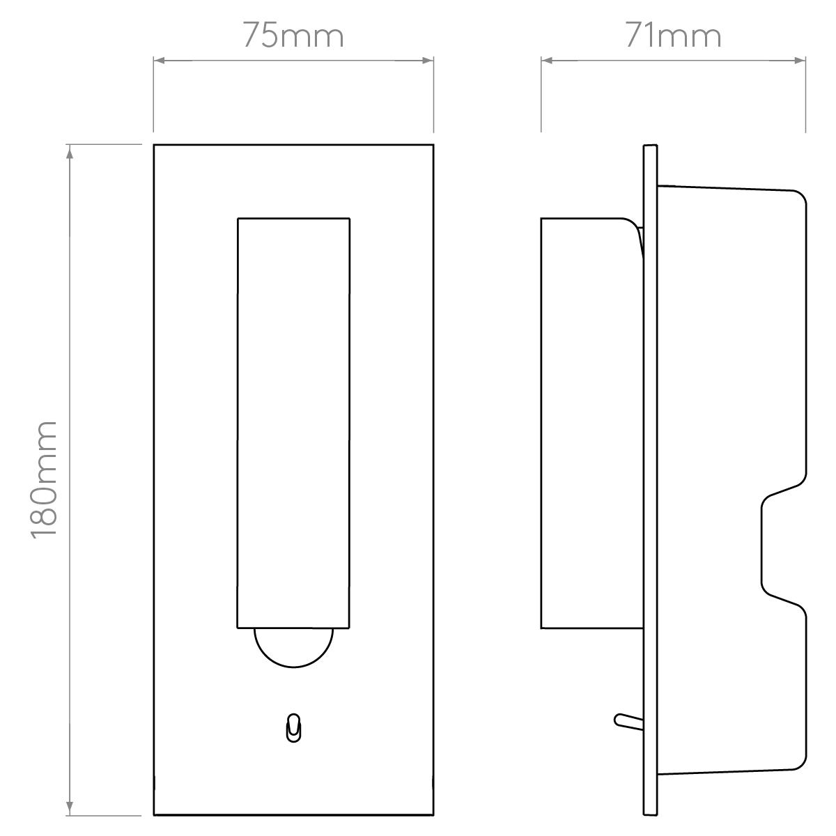 Fuse Toggle LED Wall Light