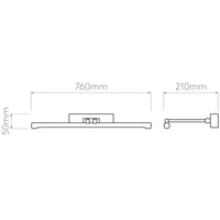 Astro Lighting Goya 760 LED Picture Light | All Square Lighting