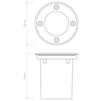 Astro Lighting Gramos Round In Ground Light | All Square Lighting