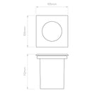 Astro Lighting Gramos Square In Ground Light | All Square Lighting