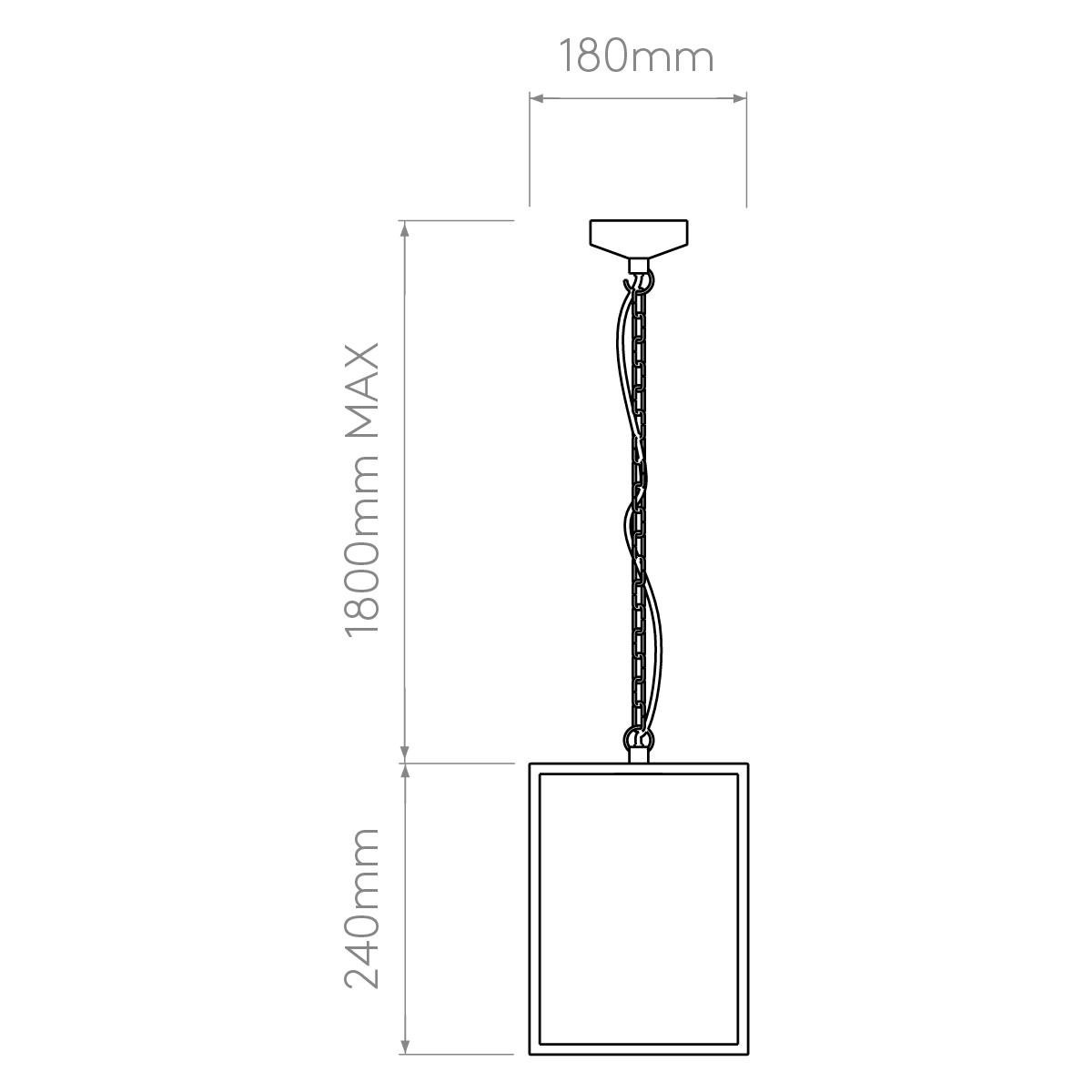 Astro Lighting Homefield 240 Pendant Light | All Square Lighting