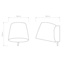 Astro Lighting Imari Fixed Wall Light | All Square Lighting