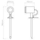 Astro Lighting Jura Spike Light | All Square Lighting