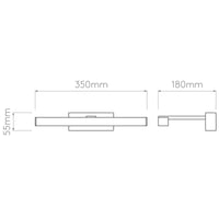 Astro Lighting Kashima 350 LED Wall Light | All Square Lighting