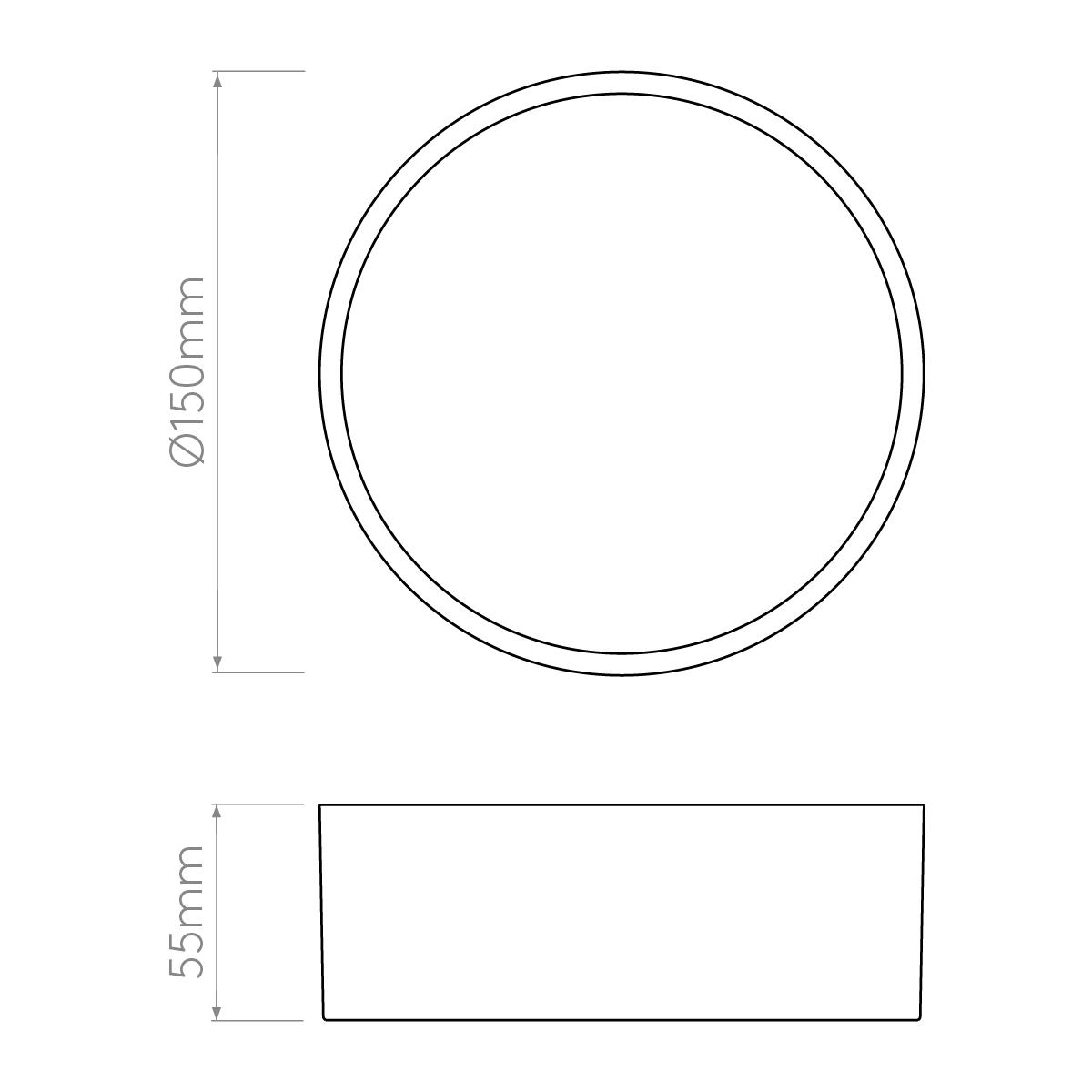 Kea 150 Round Wall Light