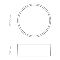 Astro Lighting Kea 150 Round Wall Light | All Square Lighting