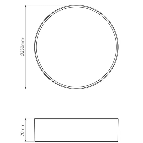 Kea 250 Round Wall Light