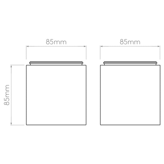 Kos Square II Ceiling Light