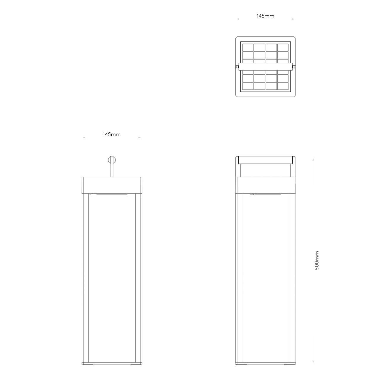 Astro Lighting Kuro 450 Portable Floor Lamp | All Square Lighting