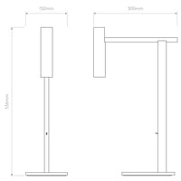 Astro Lighting Leda Desk Lamp | All Square Lighting