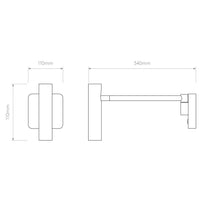 Astro Lighting Leda Swing Arm Wall Light | All Square Lighting