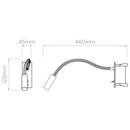 Astro Lighting Leo Switched LED Wall Light | All Square Lighting
