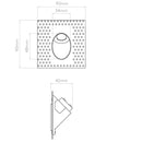 Astro Lighting Leros Trimless LED Wall Light | All Square Lighting