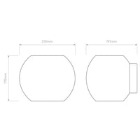 Astro Lighting Luna Wall Light | All Square Lighting