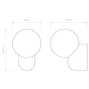 Astro Lighting Lyra Single Wall Light | All Square Lighting