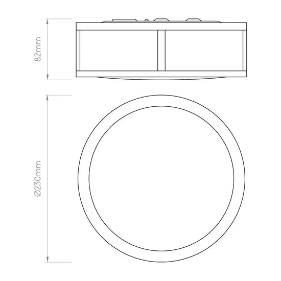 Mashiko 230 Round Ceiling Light