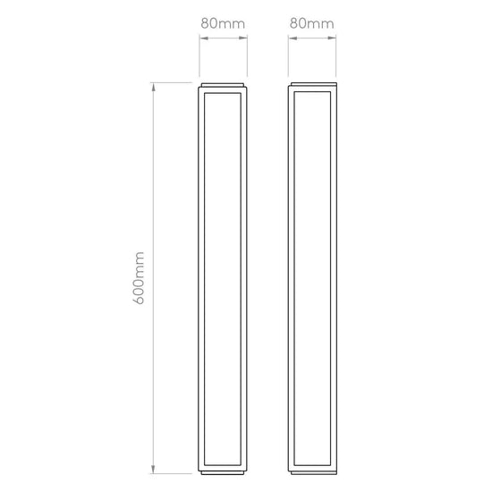 Mashiko 600 LED Wall Light