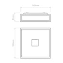 Astro Lighting Mashiko Classic 300 Square | All Square Lighting