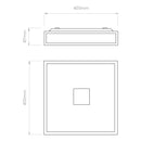 Astro Lighting Mashiko Classic 400 Square Ceiling Light | All Square Lighting