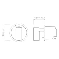 Astro Lighting Micro Recess Switched Spotlight | All Square Lighting
