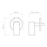 Astro Lighting Micro Recess Unswitched Spotlight | All Square Lighting