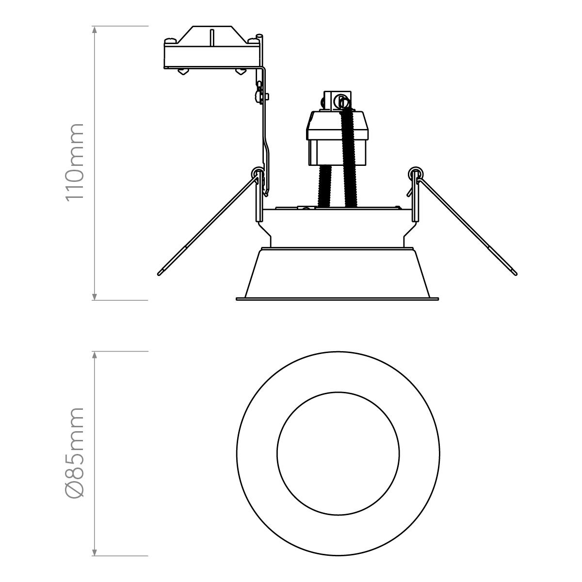 Minima Round IP65 Downlight
