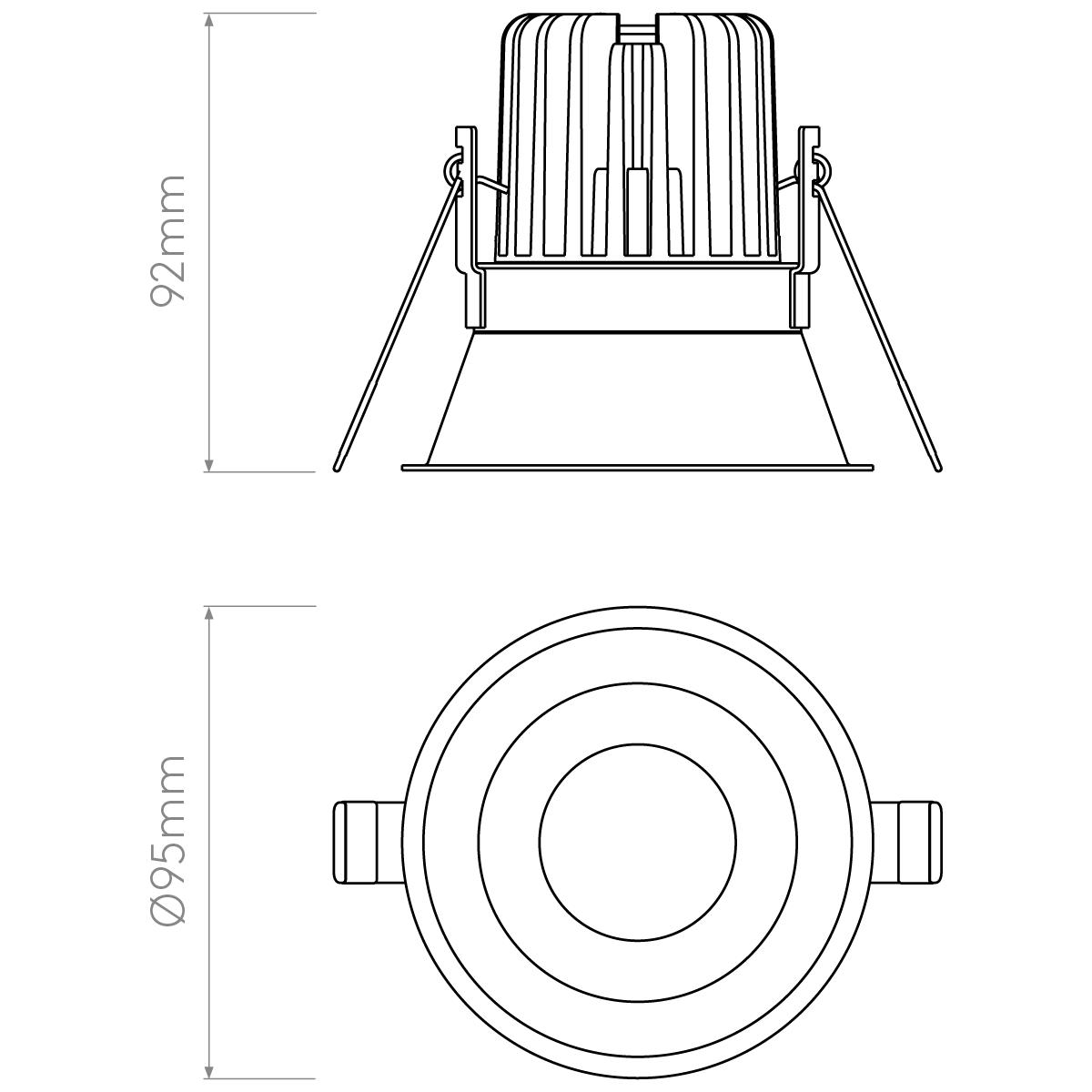 Minima Round IP65 Fire-Rated Downlight