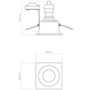 Astro Lighting Minima Square IP65 Downlight | All Square Lighting