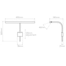 Astro Lighting Mondrian 400 Frame LED Picture Light | All Square Lighting
