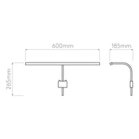 Astro Lighting Mondrian 600 Frame LED Picture Light | All Square Lighting