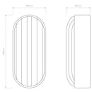 Astro Lighting Montreal Oval Coastal Wall Light | All Square Lighting