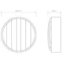Astro Lighting Montreal Round 220 Coastal Wall Light | All Square Lighting