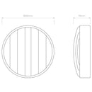 Astro Lighting Montreal Round 300 Wall Light | All Square Lighting