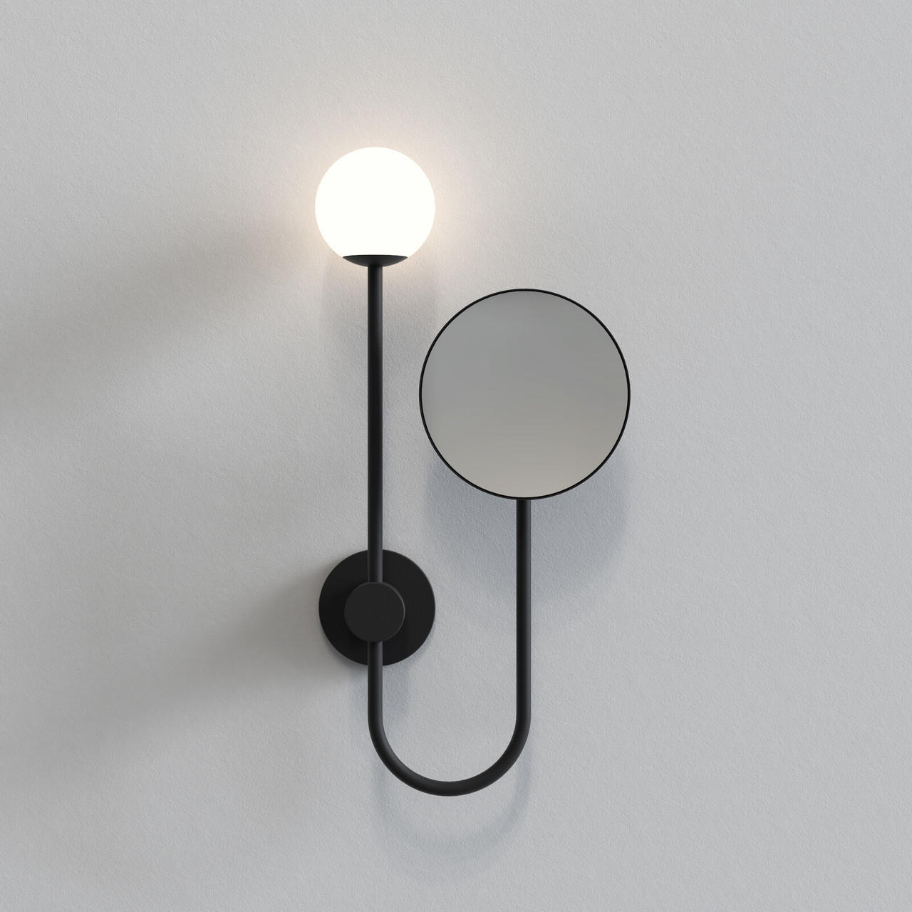 Orb Mirror Wall Light
