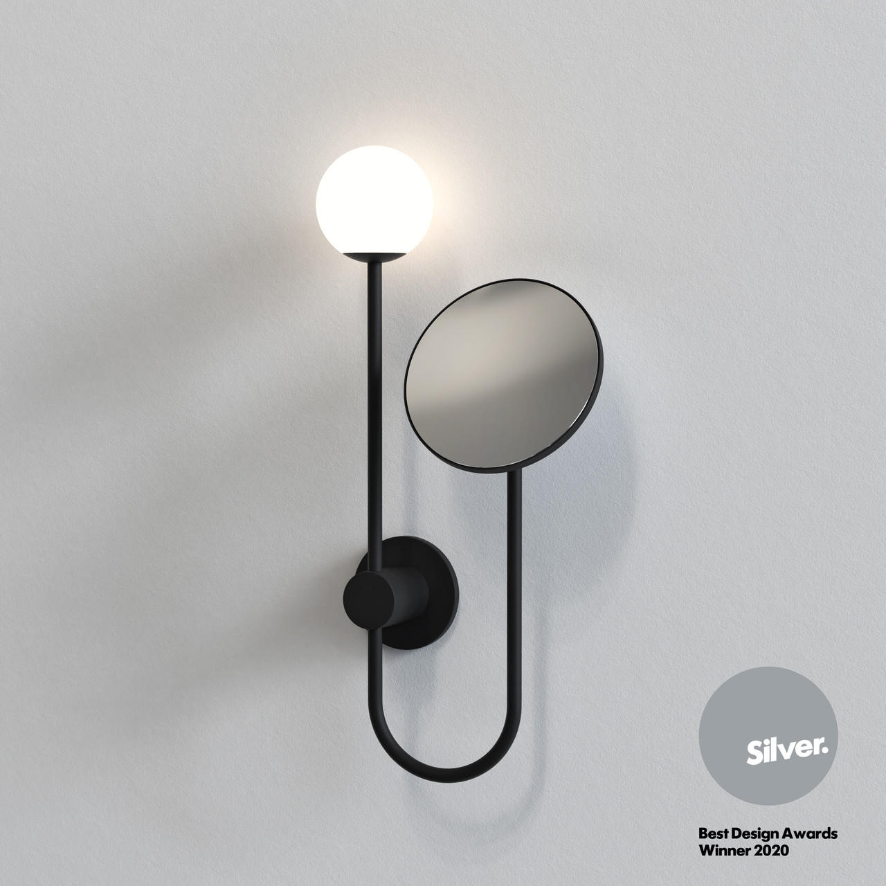 Astro Lighting Orb Mirror Wall Light | All Square Lighting